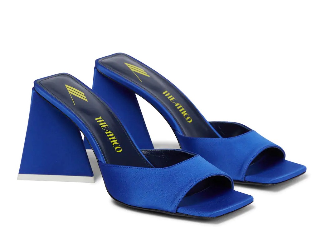 The attico velvet sandals ok