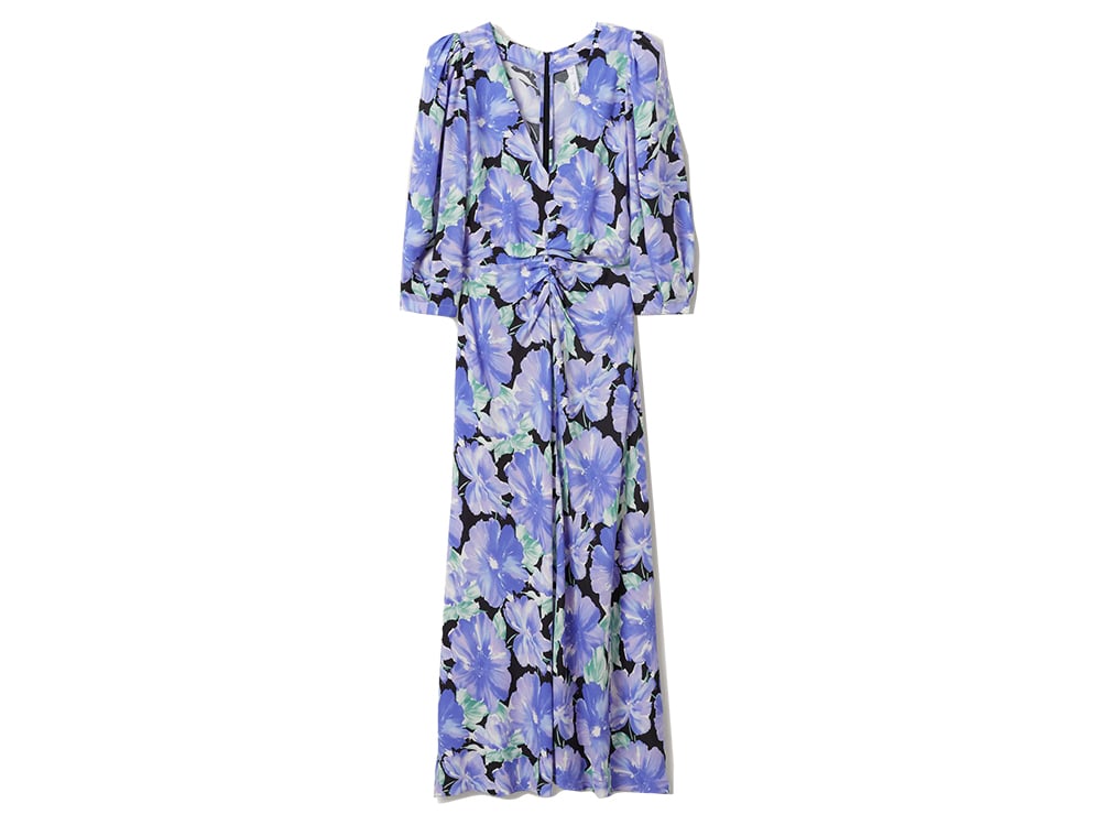 abito midi a fiori mango