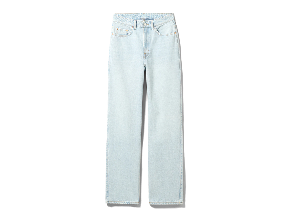 jeans a vita alta weekday