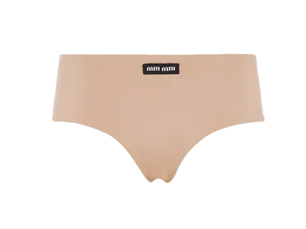 miu miu slip con logo
