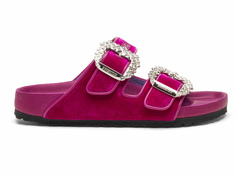 Birkenstock-x-Malone-Blahnik_Arizona_Velvet_EXQ_Fuchsia_side