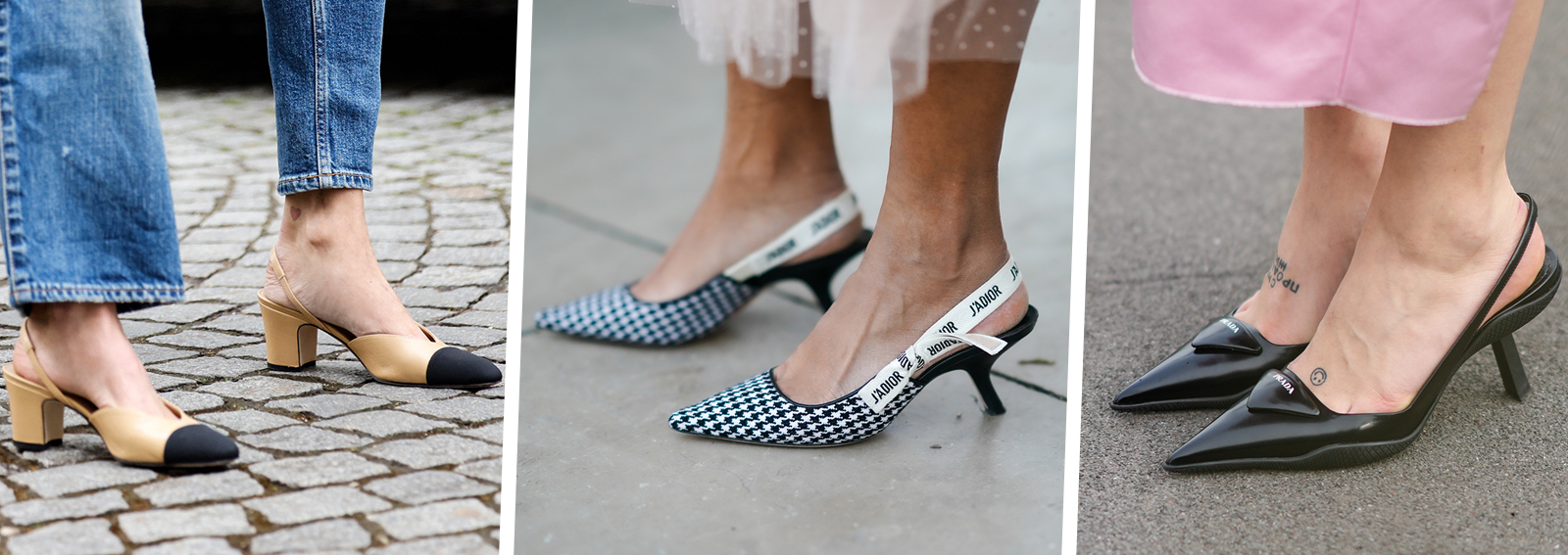 slingback moda street style