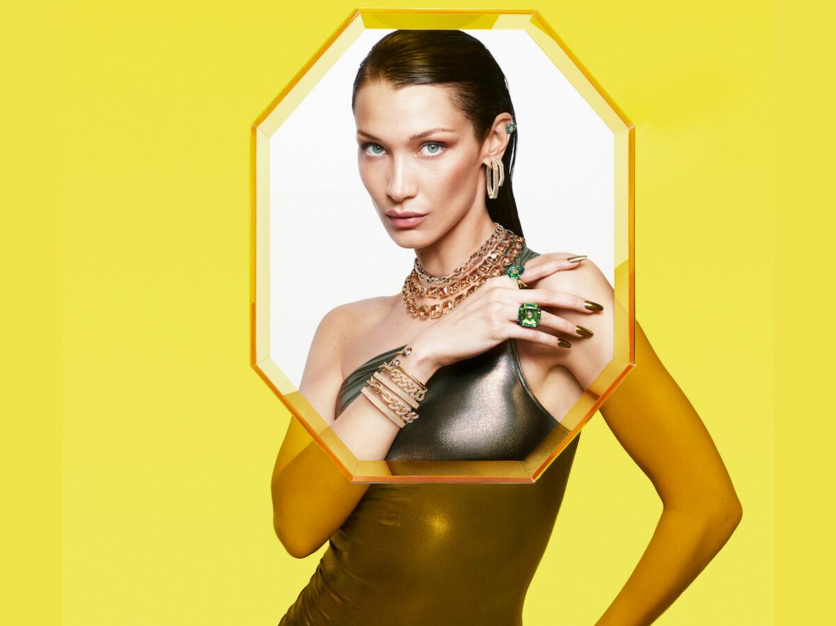 campagna Swarovski Bella Hadid (3)