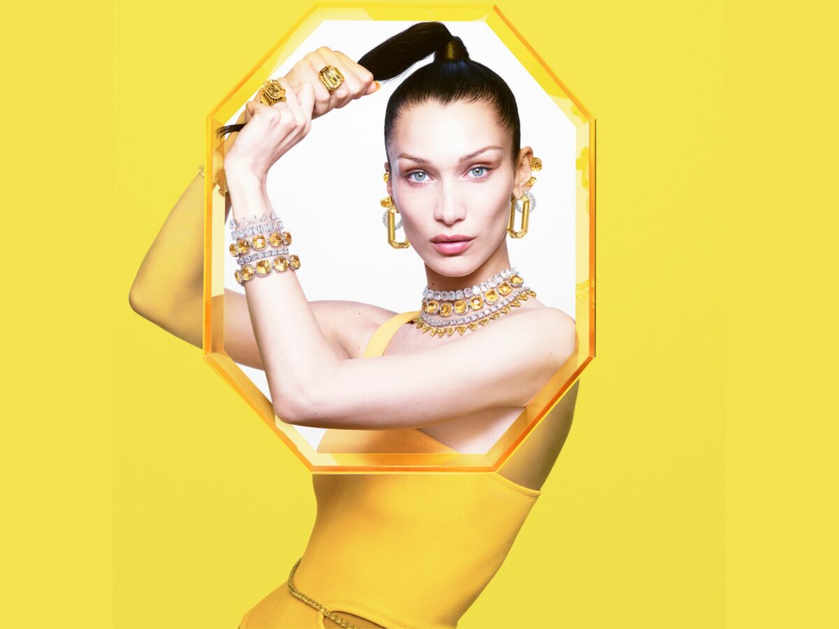 campagna Swarovski Bella Hadid (6)