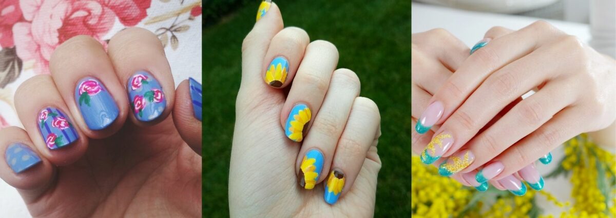 cover manicure floreale