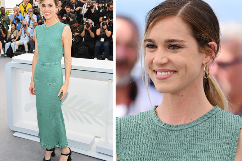 Matilda Lutz e l’abito verde menta di Chanel, perfetto “sogno di mezza estate”