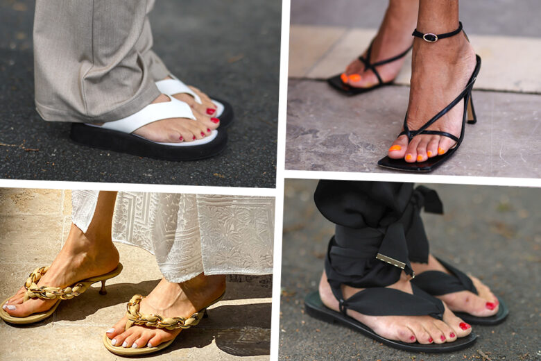 Sandali infradito: 15 modelli che vorrete tenere ai piedi per tutta l’estate