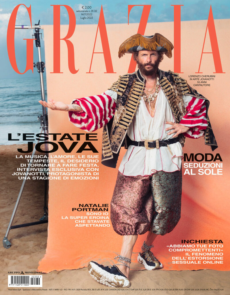 Grazia è in edicola con Jovanotti