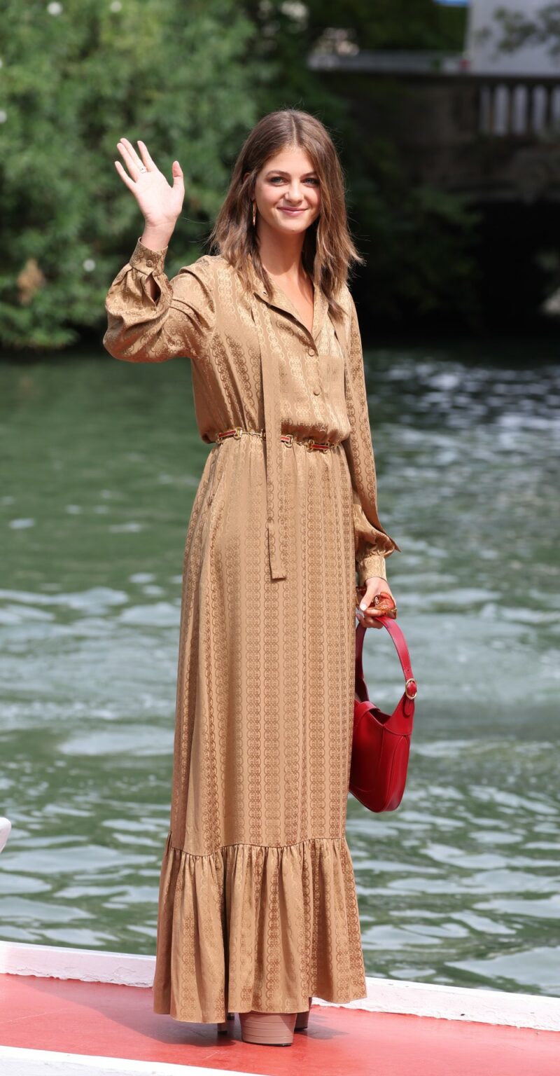 Margherita Mazzucco in Gucci_79 Festival di Venezia_GettyImages_arrivo