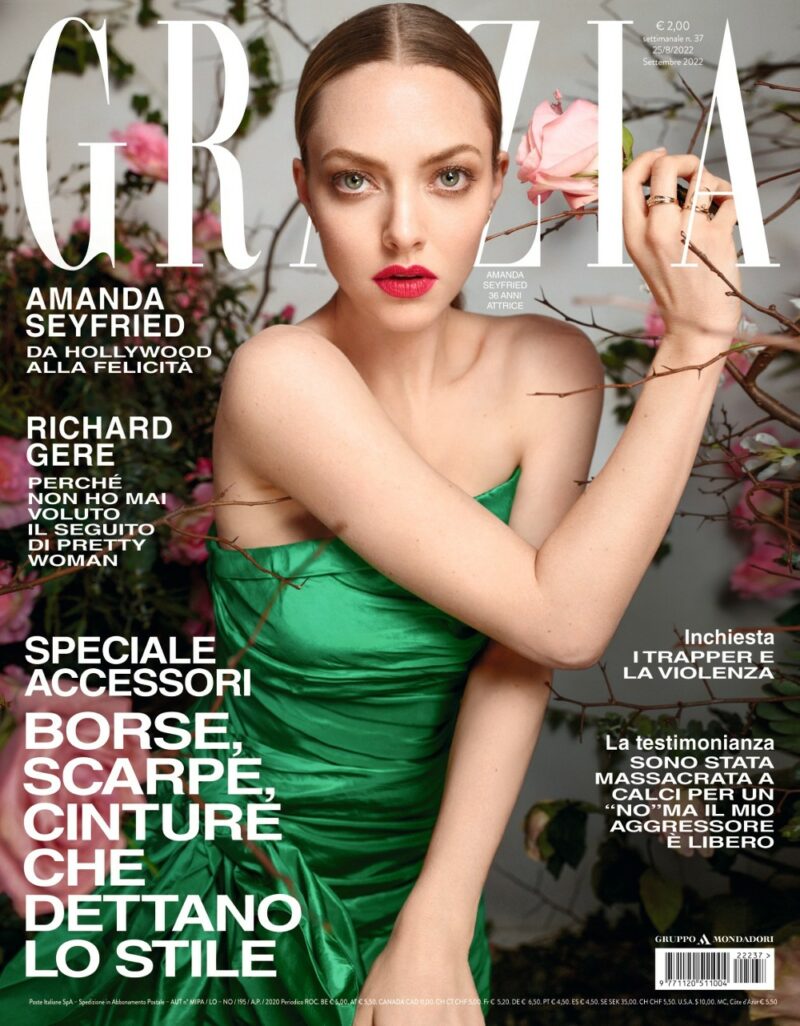 Grazia è in edicola con Amanda Seyfried