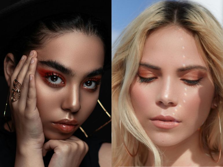 trucco pelle abbronzata