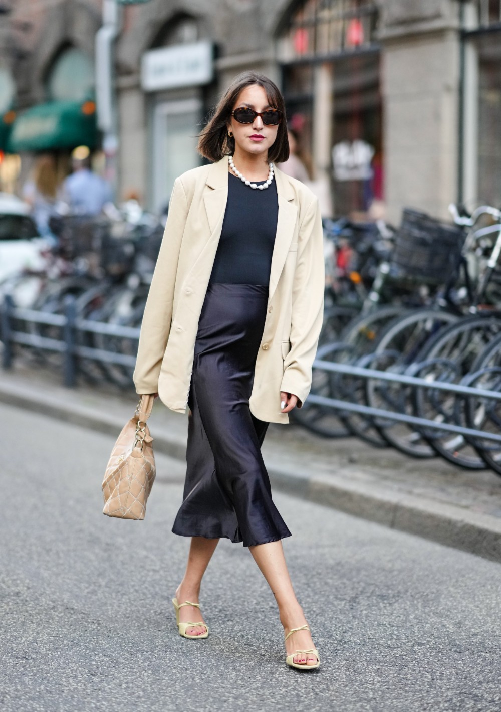 street style longuette blazer
