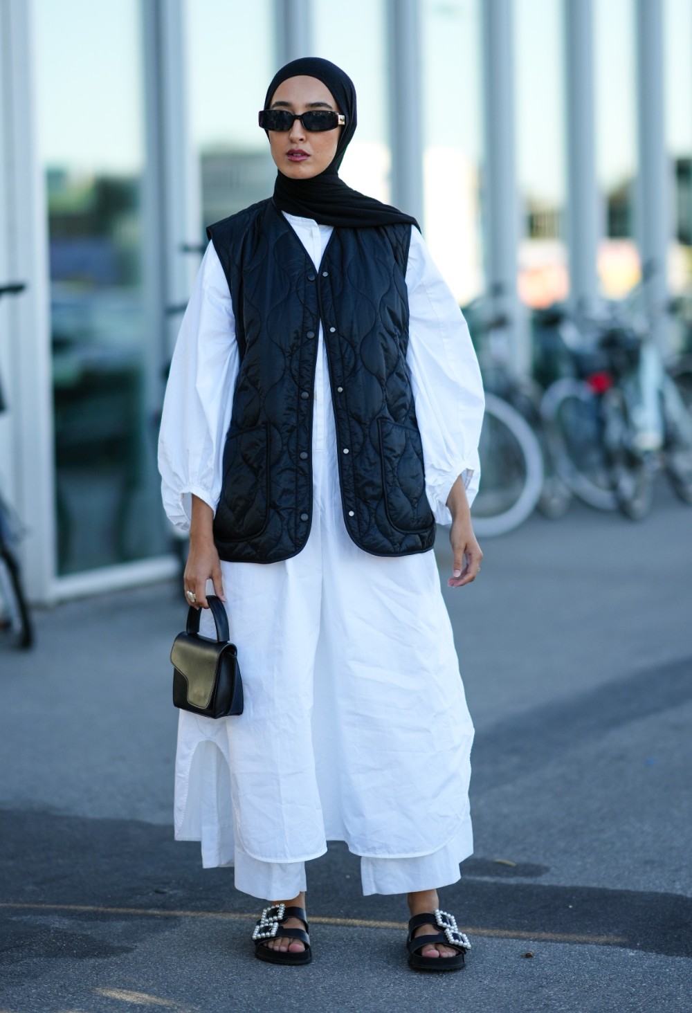 street style piumino abito