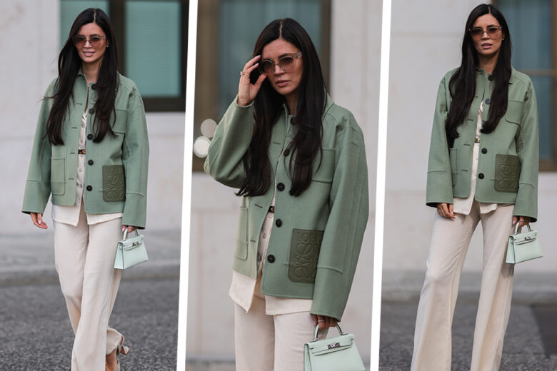 Quel tocco verde salvia so chic che svolta il look in un lampo!