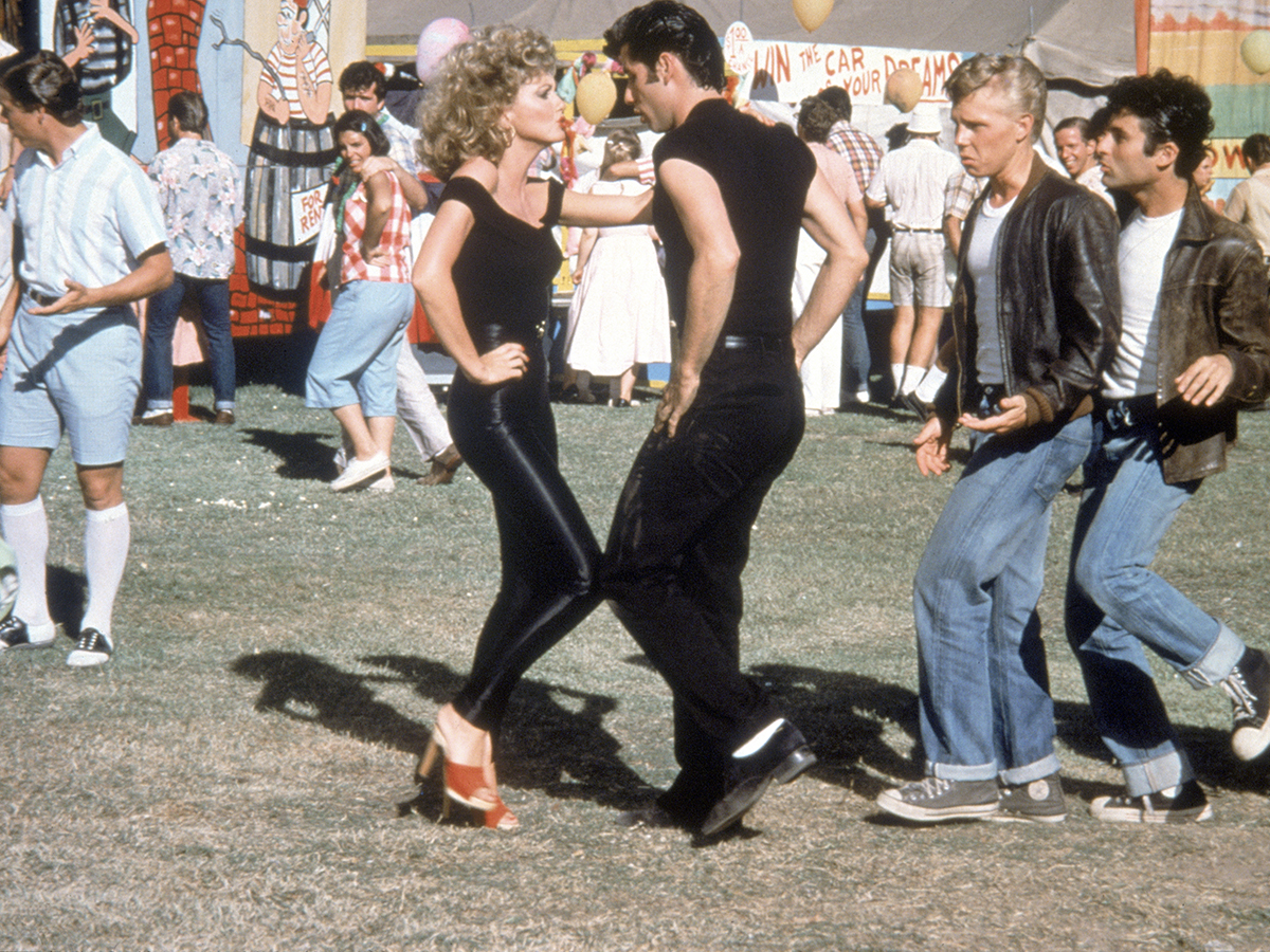 ON THE SET OF GREASE