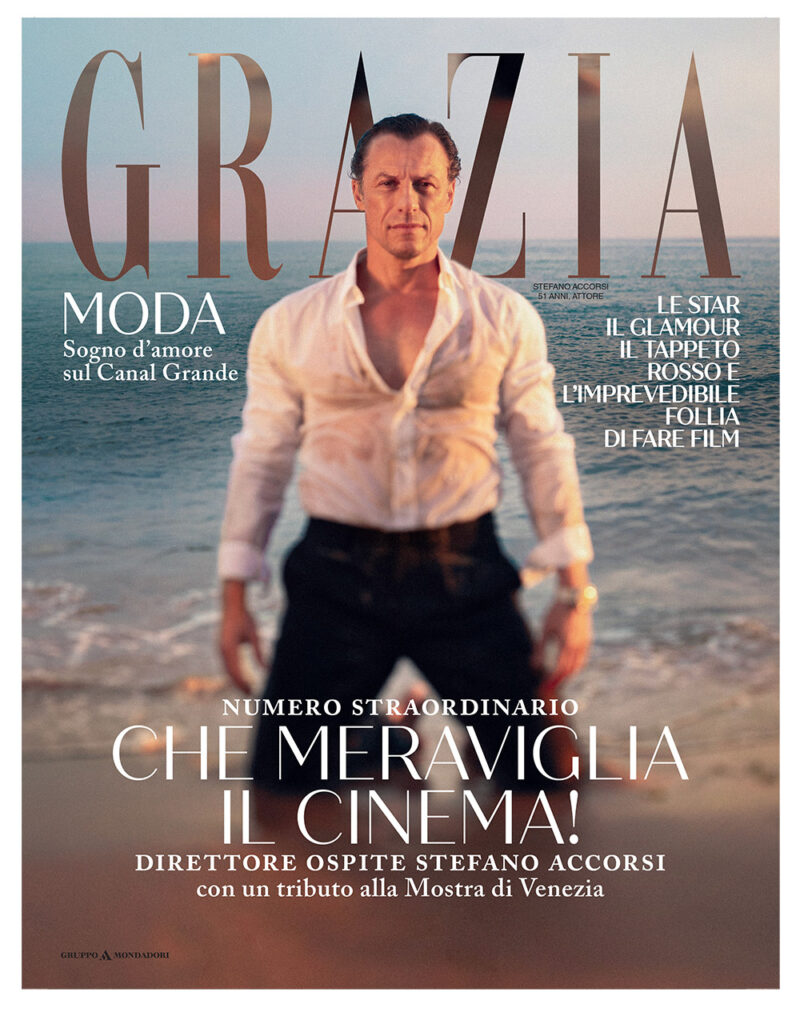 Grazia è in edicola con Stefano Accorsi