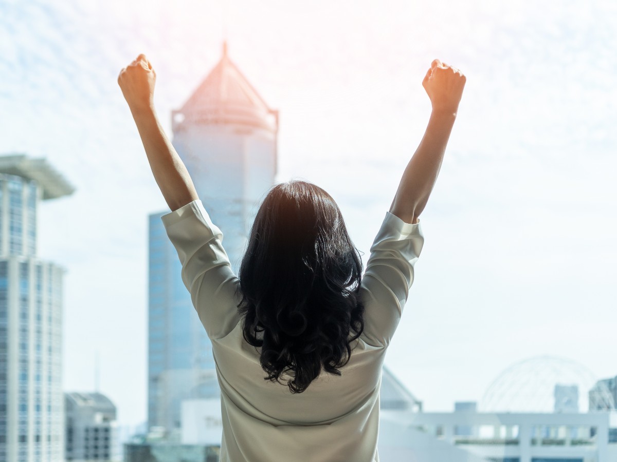 donna successo lavoro felicità