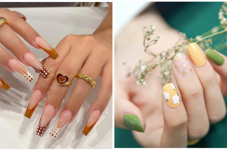 Dot manicure: le unghie a pois sono il top tra le tendenze nail art autunno inverno 2022 2023