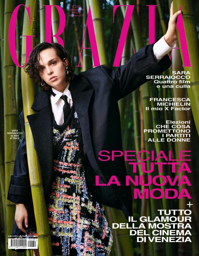 Grazia è in edicola con Sara Serraiocco