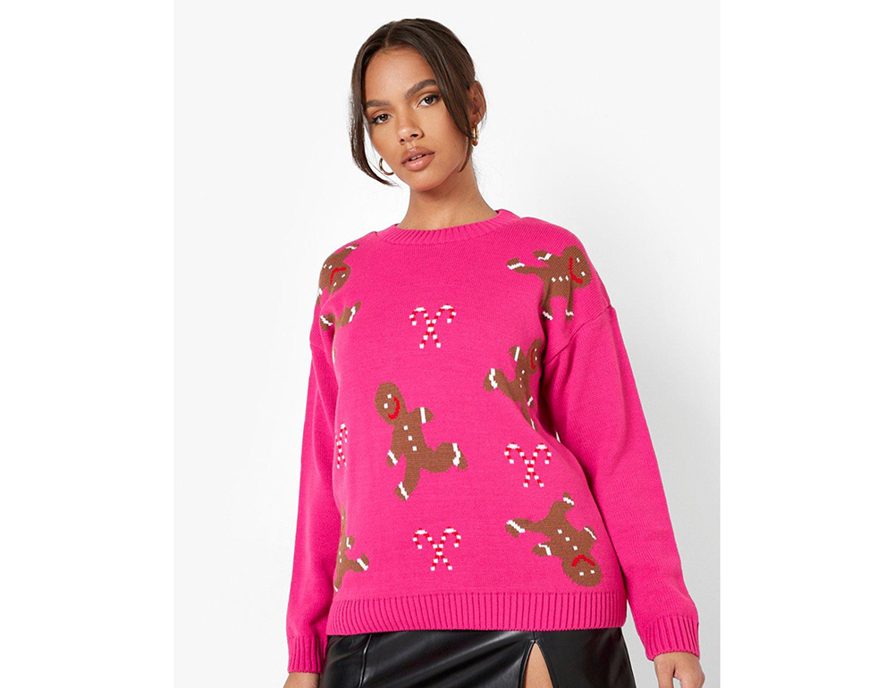 BOOHOO-maglione-natalizio-con-gingerbread-man