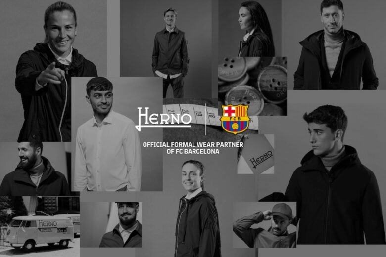 Herno sarà, per la prima volta, “formal wear partner” di FC Barcelona
