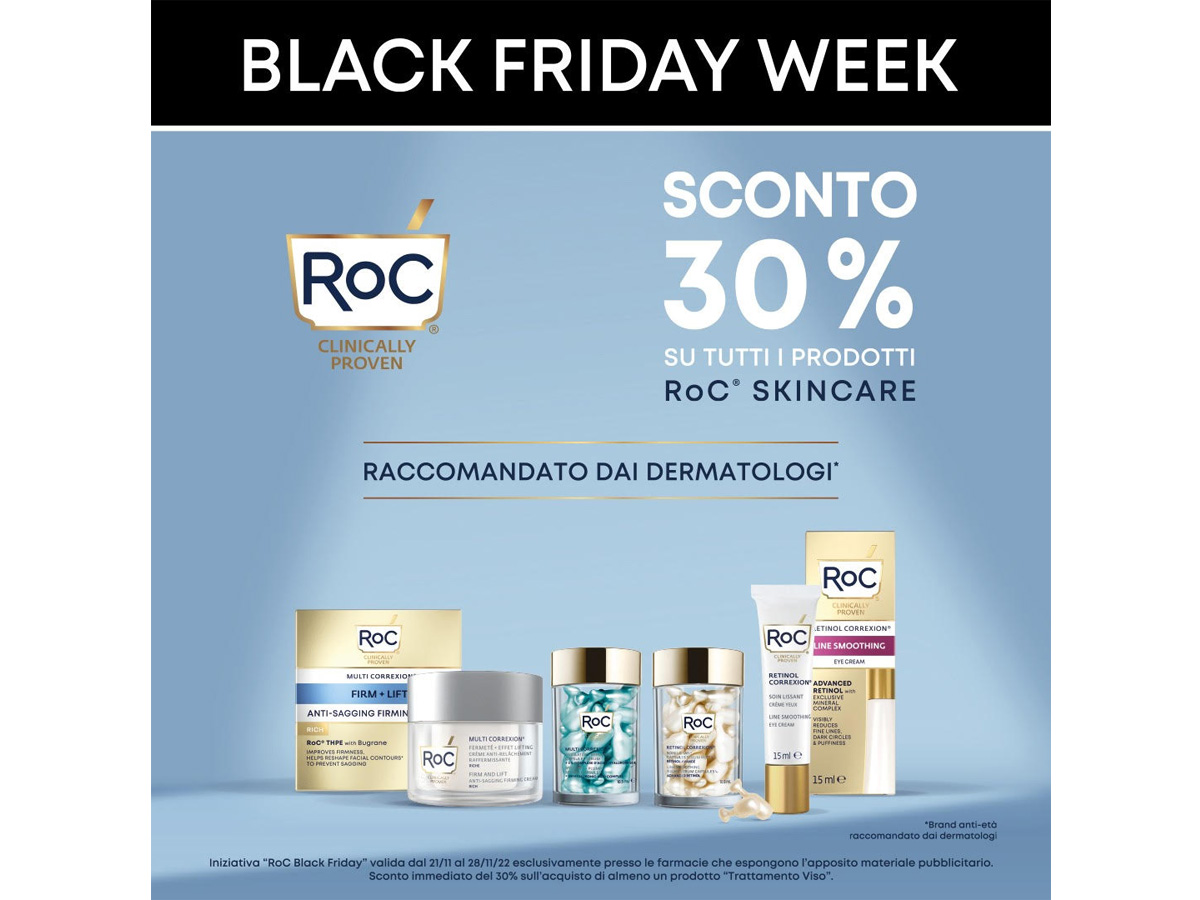 black-friday-beauty-2022-sconti-offerte-saldi-creme-profumi-make-up-ROC-SKINCARE