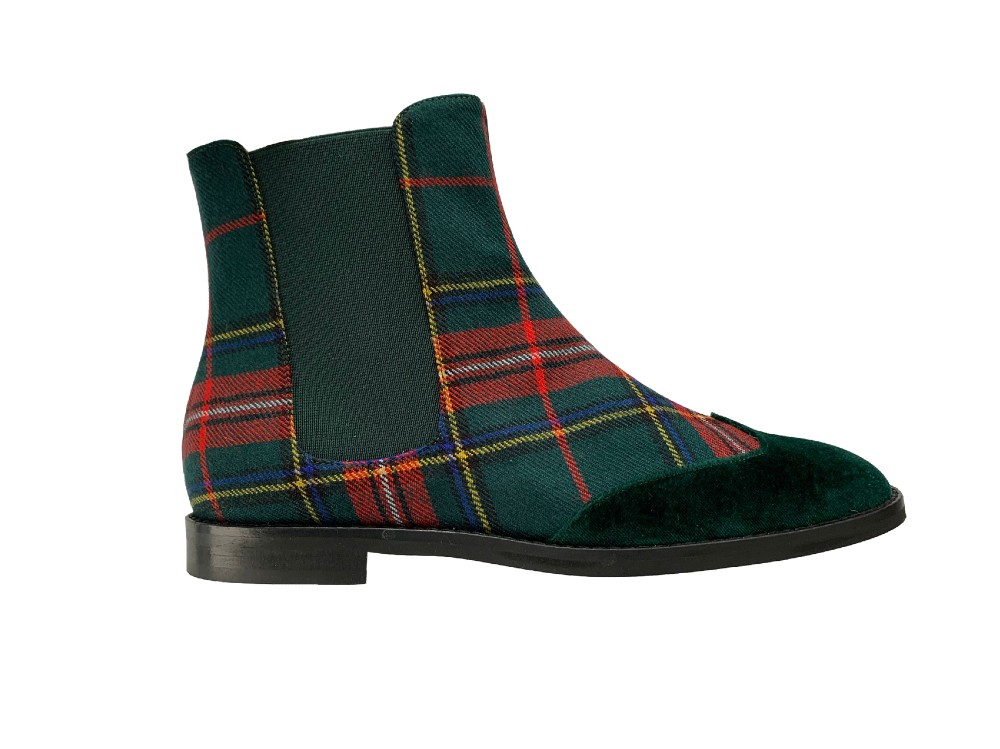 stivaletti tartan