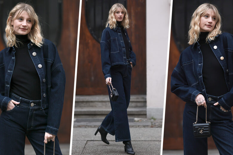 Il total denim? Sempre tra i nostri look preferiti, che domande!