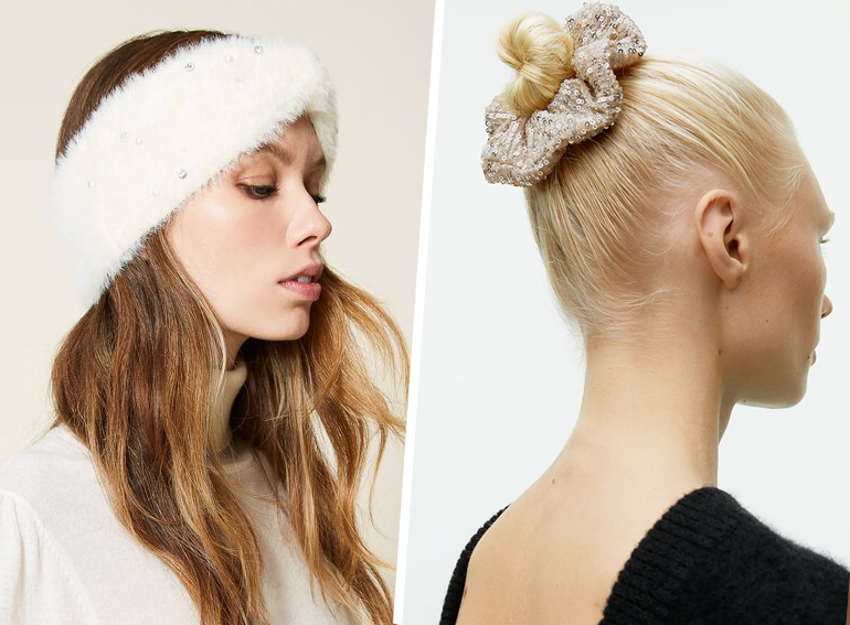 accessori capelli per le feste natalizie