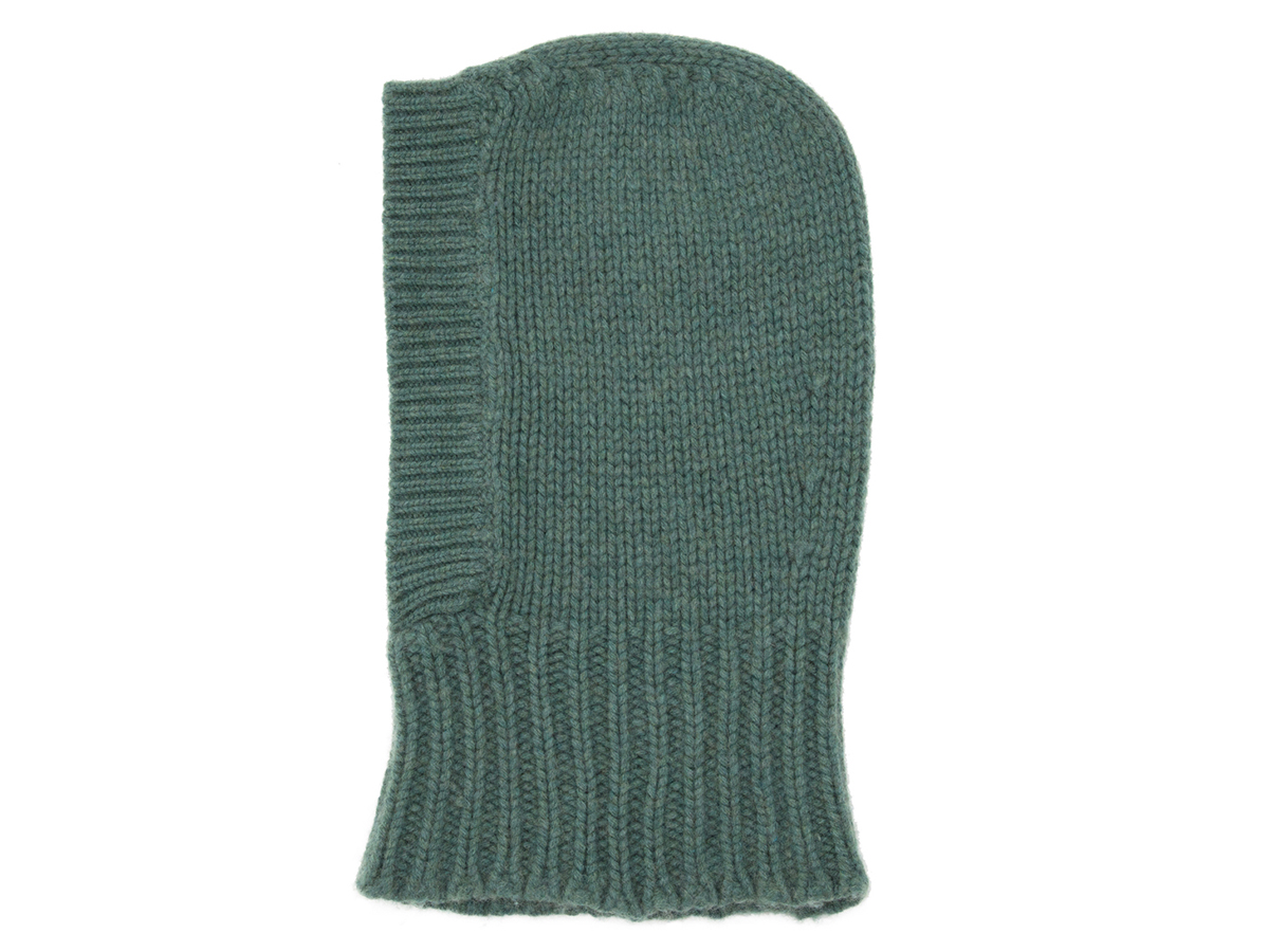 balaclava verde mate cashmere