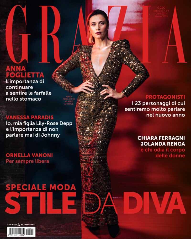 Grazia è in edicola con Anna Foglietta
