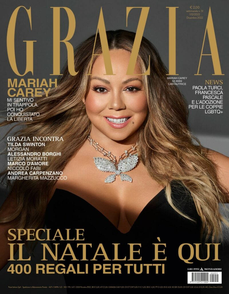 Grazia è in edicola con Mariah Carey