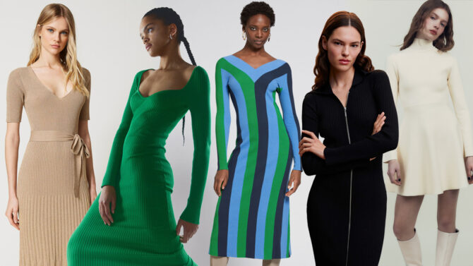 Abiti in maglia lunghi corti o midi ecco i nostri preferiti