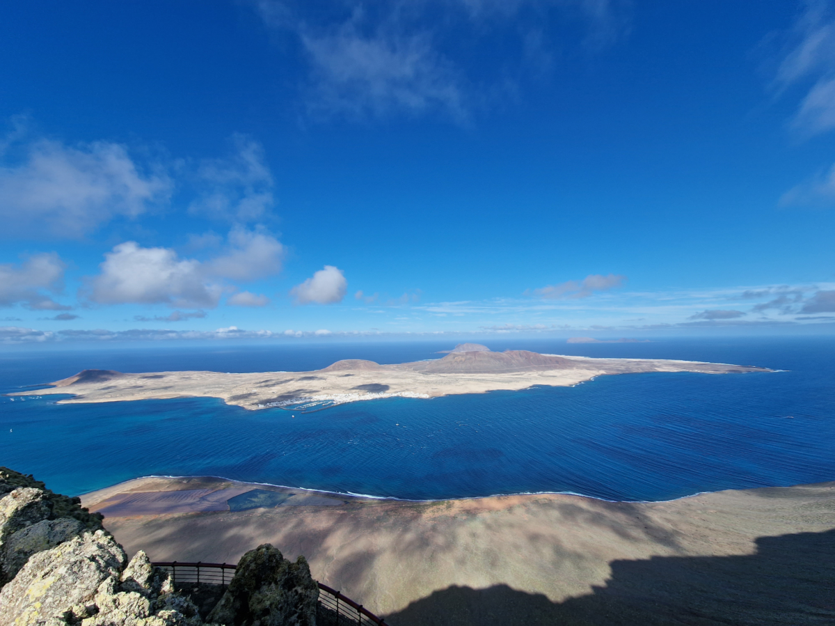 Isola La Graciosa Lanzarote dal Mirador del Rio