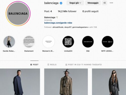 Balenciaga Fitting room  Instagram