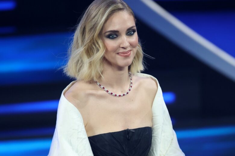 Chiara Ferragni e l’abito “manifesto” che apre la 73esima edizione del Festival di Sanremo