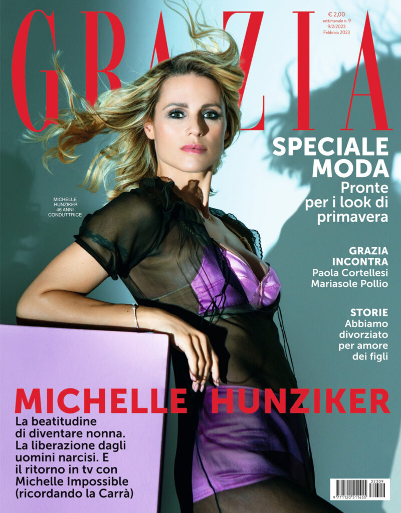 Grazia è in edicola con Michelle Hunziker