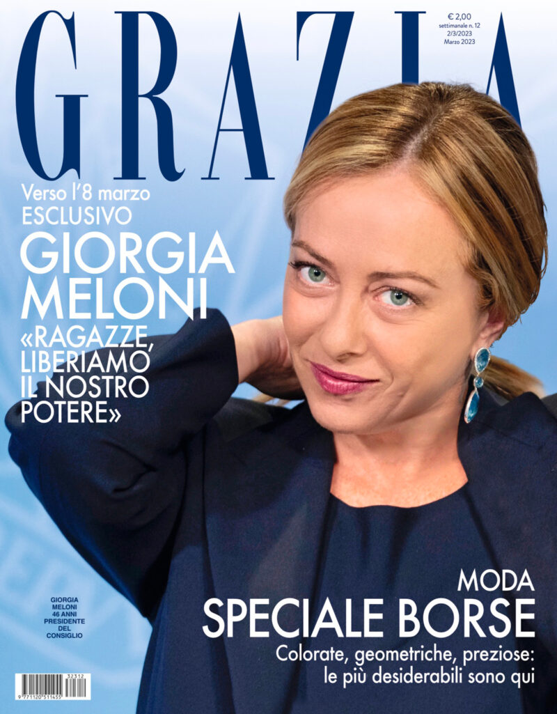 Grazia è in edicola con Giorgia Meloni
