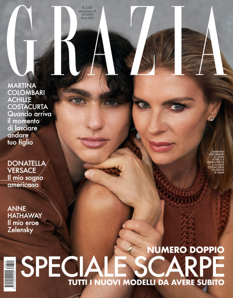 Grazia è in edicola con Martina Colombari e Achille Costacurta