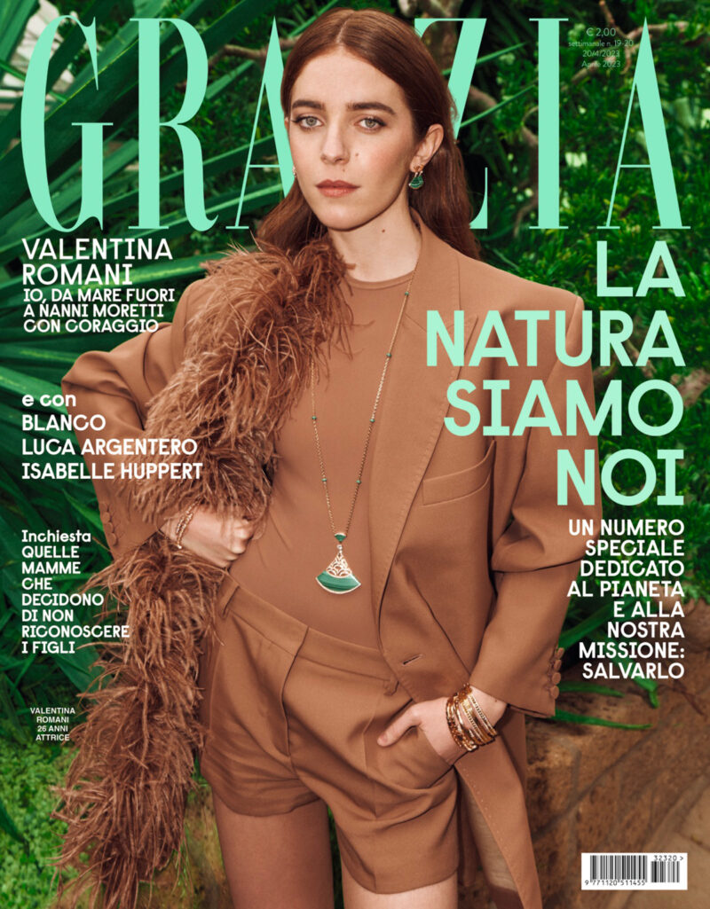 Grazia è in edicola con Valentina Romani