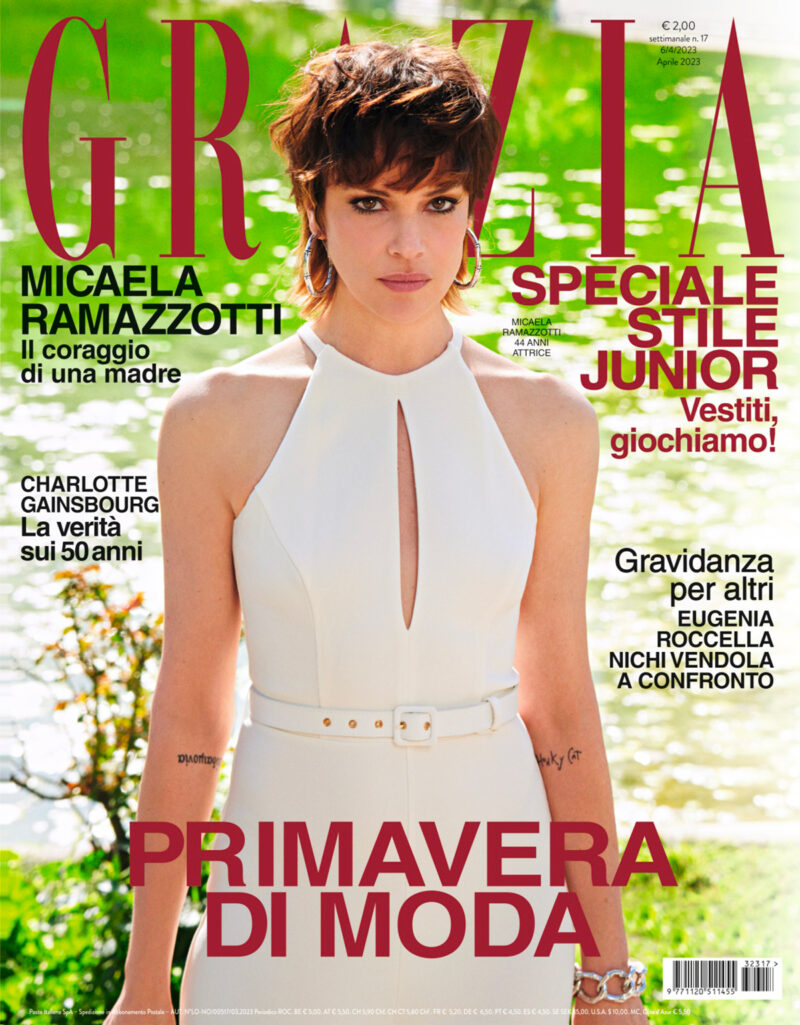 Grazia è in edicola con Micaela Ramazzotti