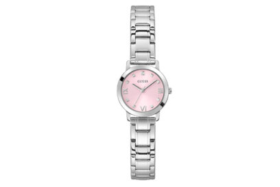 Guess-Watches_Melody_orologio-con-cassa-di-28-mm-in-acciaio-inossidabile_quadrante-rosa_cinturino-in-acciaio-inossidabile_149-euro-(4)