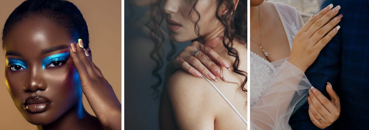 cover French unghie colorate