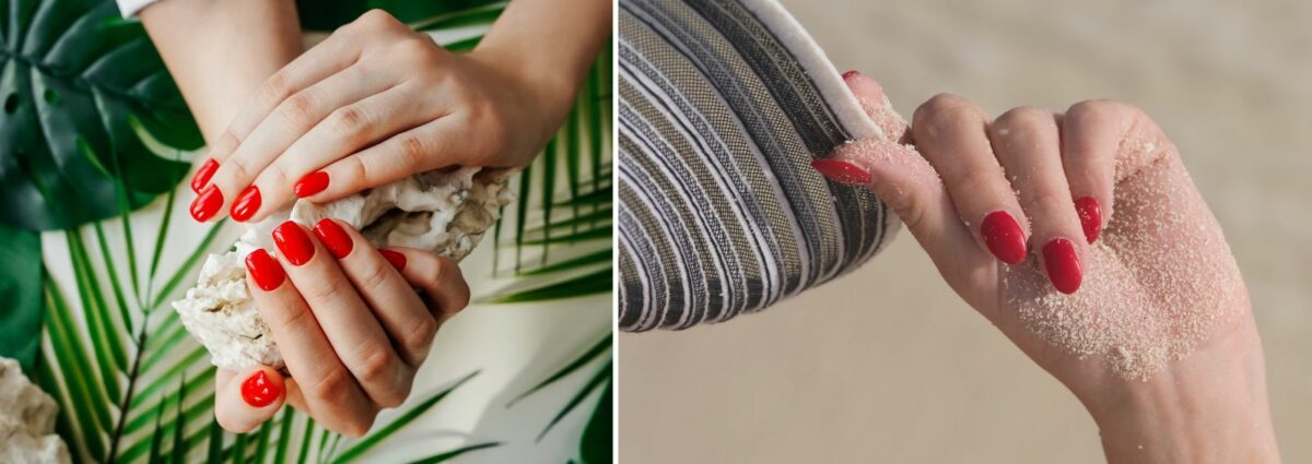 cover unghie rosse estive