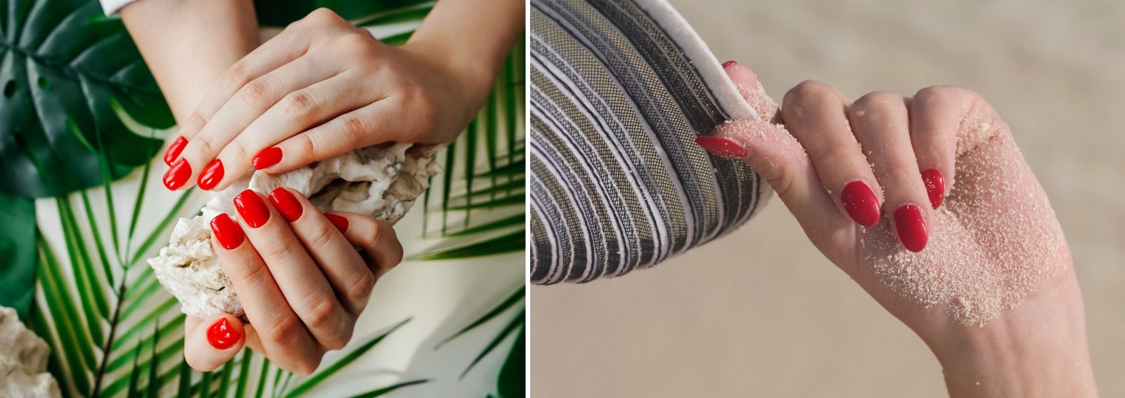 cover unghie rosse estive