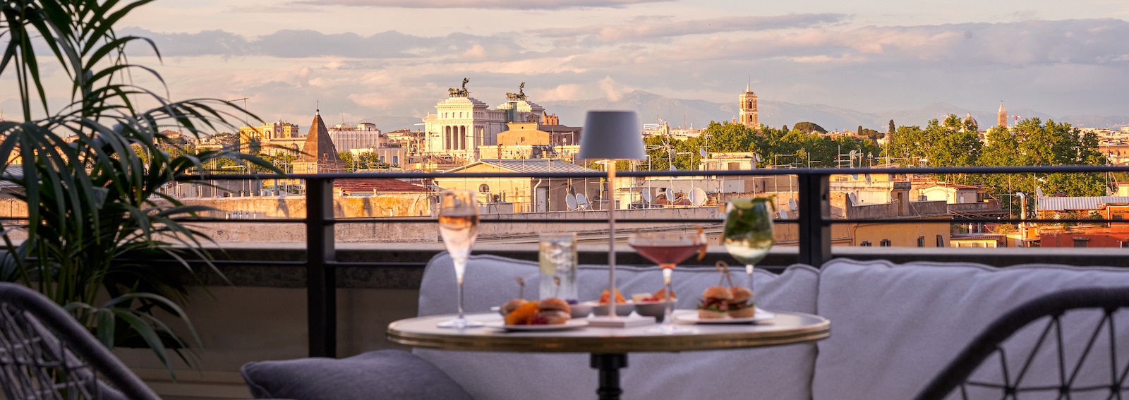 rooftop vista trastevere unahotels