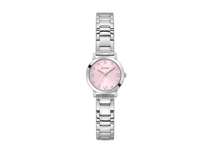 Guess-Watches_Melody_orologio-con-cassa-di-28-mm-in-acciaio-inossidabile_quadrante-rosa_cinturino-in-acciaio-inossidabile_149-euro-(4)