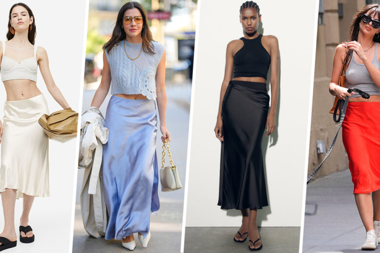 4 look con la gonna in satin che vorrete sfoggiare anche voi quest’estate