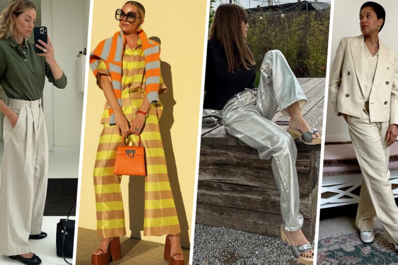 Che scarpe mettere con i pantaloni larghi? Ve lo dicono le influencer! Ecco 5 idee look da copiare quest’estate