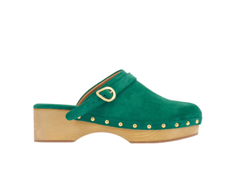 Zoccoli In Legno MB Clogs Per Donna - Plantare Anatomico, Suola Antiscivolo, Taglie 34-51, Similpelle